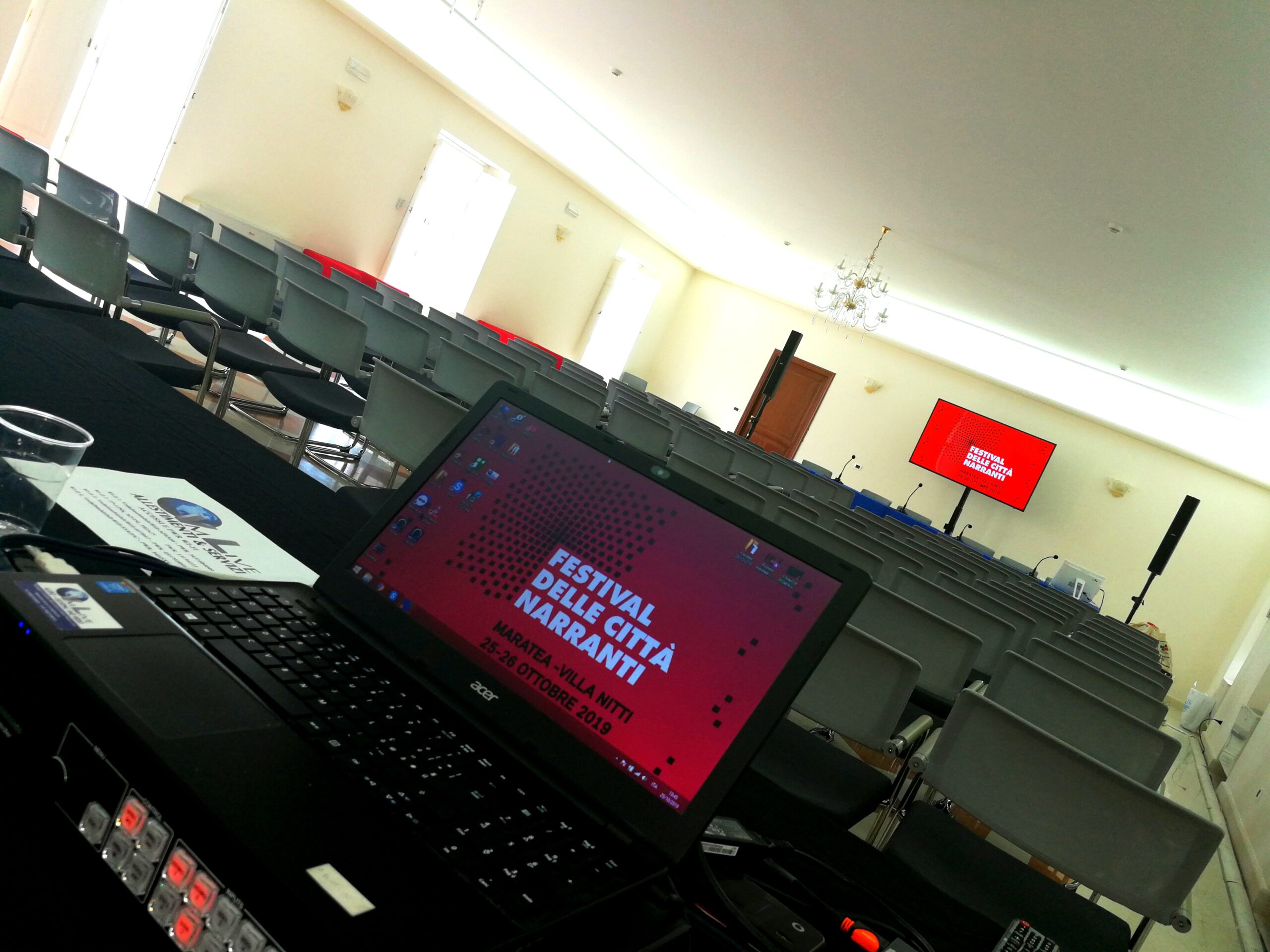 Ledwall outdoor per festival culturale - noleggio ledwall VM Live