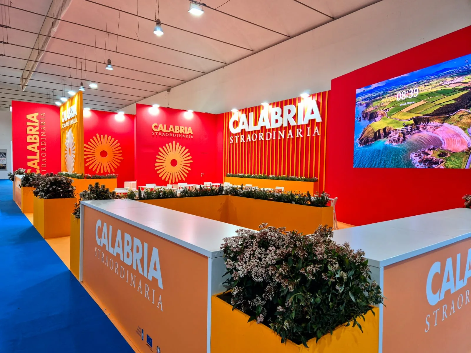 Regione Calabria pavilion - tourism fair