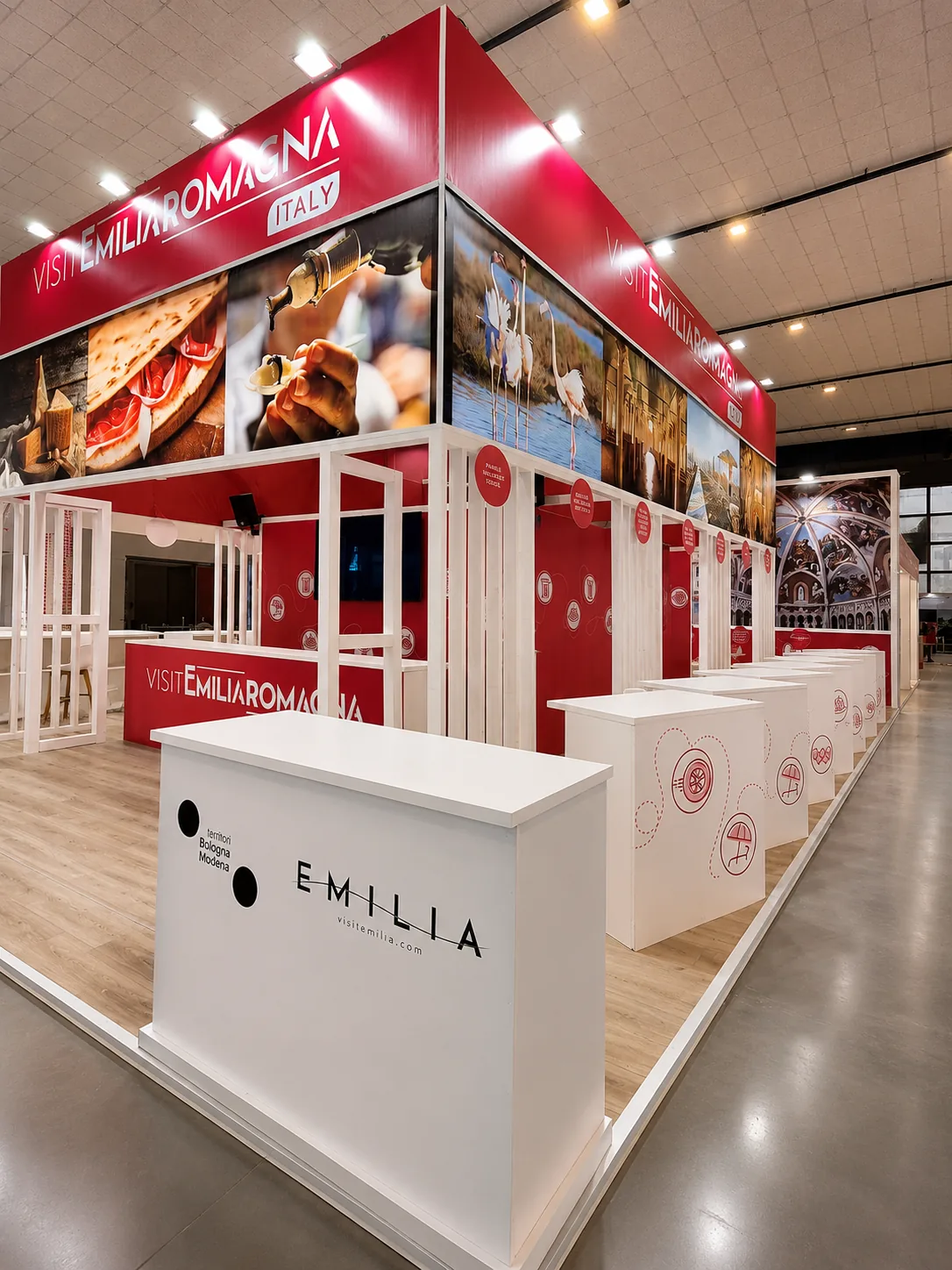 Regione Emilia Romagna pavilion - tourism fair