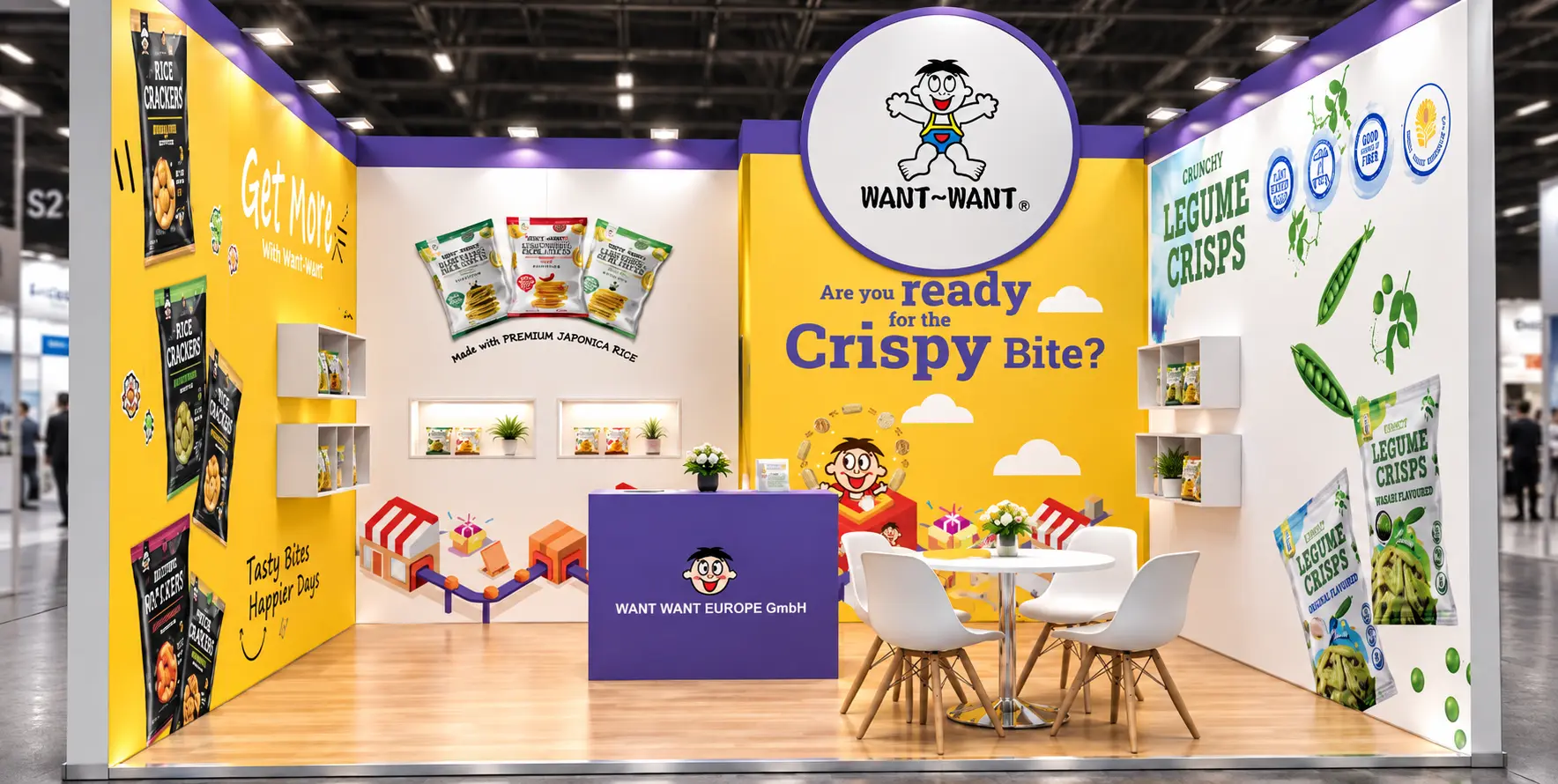 Want Want Stand at Tuttofood 2025